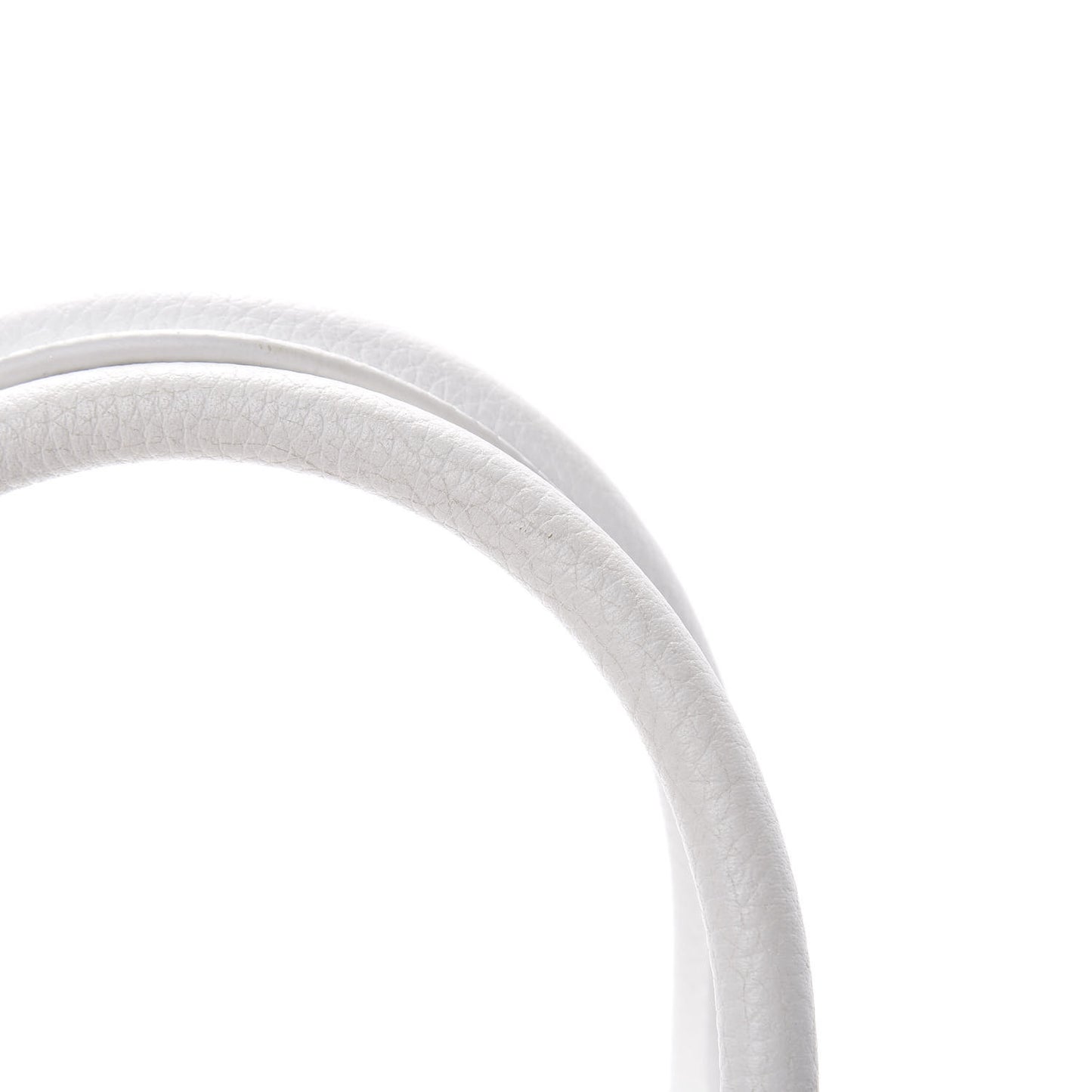 Grained Calfskin Baby Supple Sac De Jour White