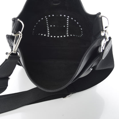 Hermes Taurillon Clemence Evelyne III PM Black 5 of 10