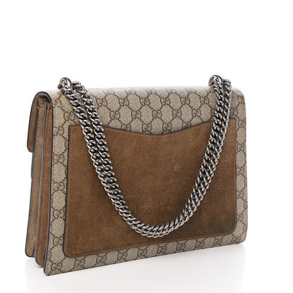 Gucci GG Supreme Monogram Medium Dionysus Shoulder Bag Taupe 2 of 10