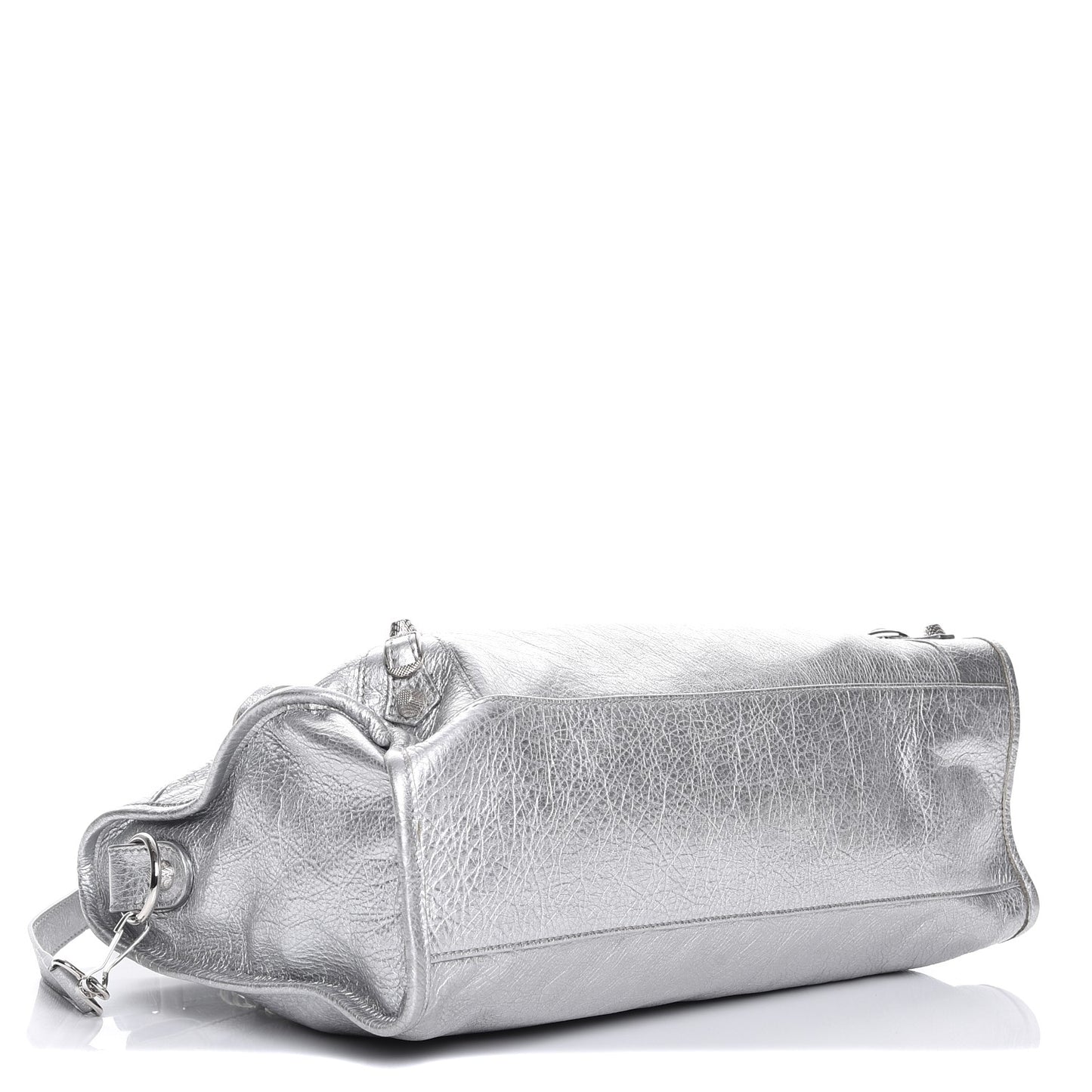 Agneau Giant 12 Silver Hardware City Gris Aluminum