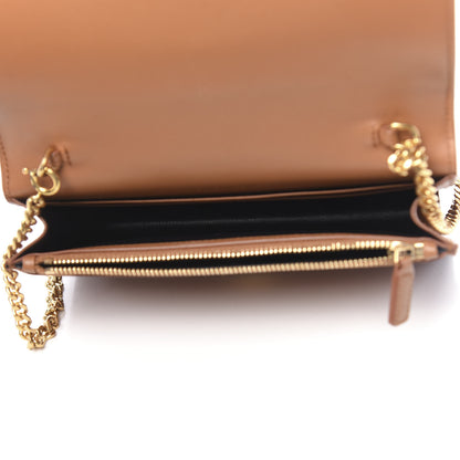Saint Laurent Smooth Calfskin Classic Monogram Kate Tassel Chain Wallet Brown 5 of 11