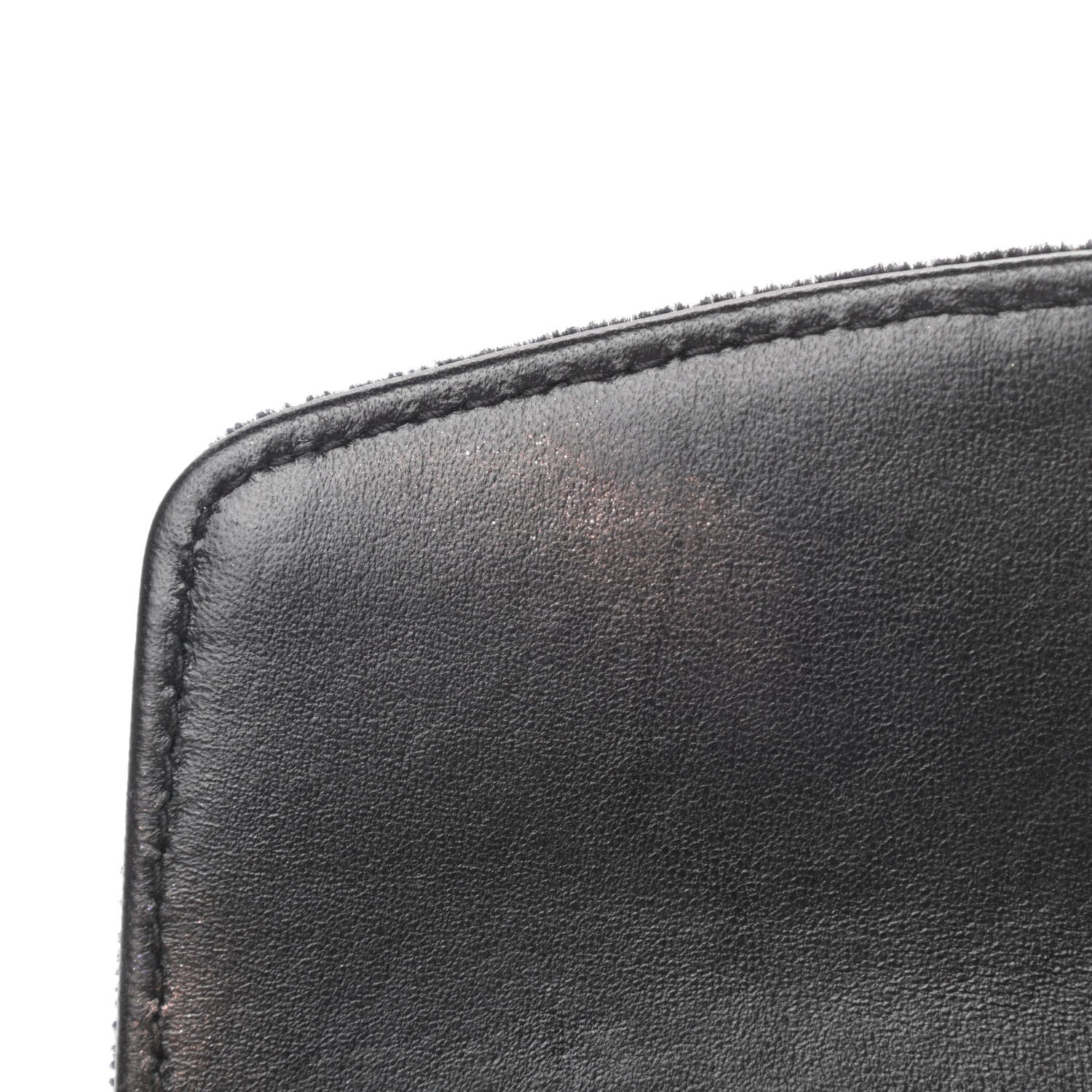 Balenciaga Velvet Crystal I Love Paris BB Wallet On Chain Black 10 of 12