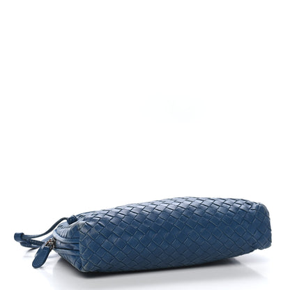 Bottega Veneta Nappa Intrecciato Nodini Bag Petrol Blue 3 of 10
