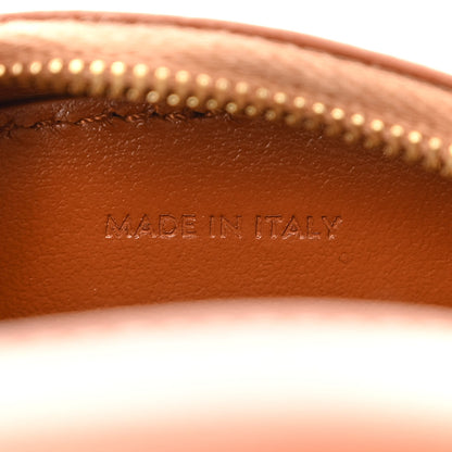 Celine Smooth Calfskin Cuir Small Triomphe Oval Crossbody Purse Tan 6 of 9