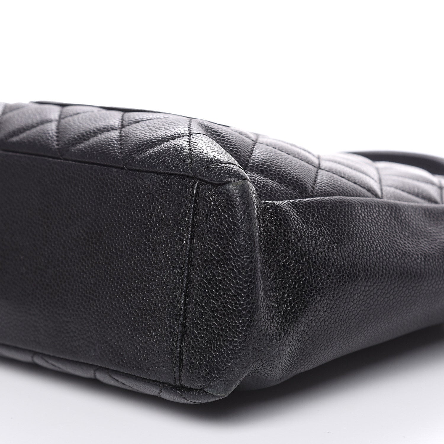 Chanel Caviar Quilted Petit Shopping Tote PST Black 9 of 17