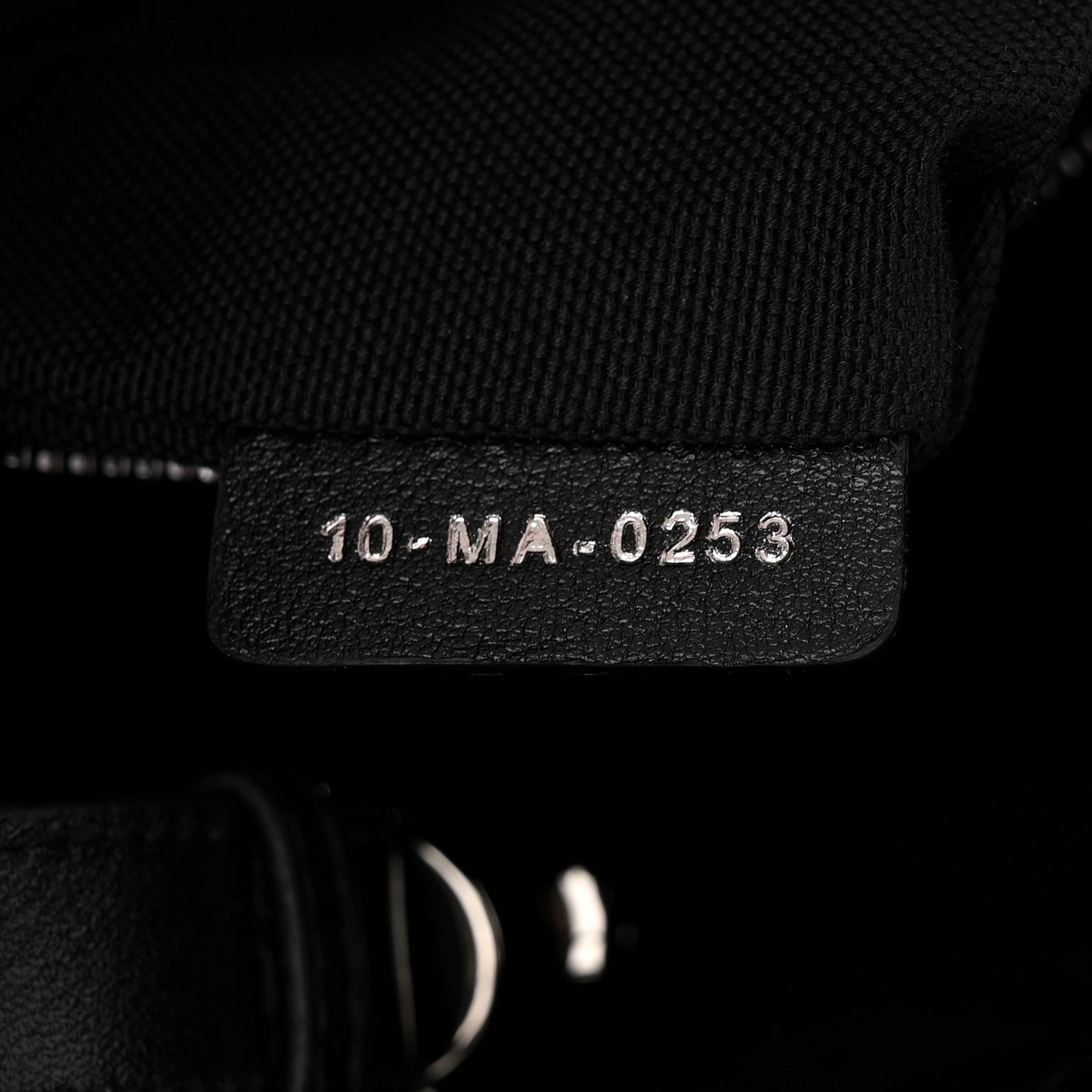 Calfskin Cannage Small The Lady 95.22 Black