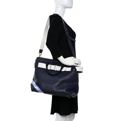 Burberry Marais Calfskin Medium Belt Bag Regency Blue 2 of 20