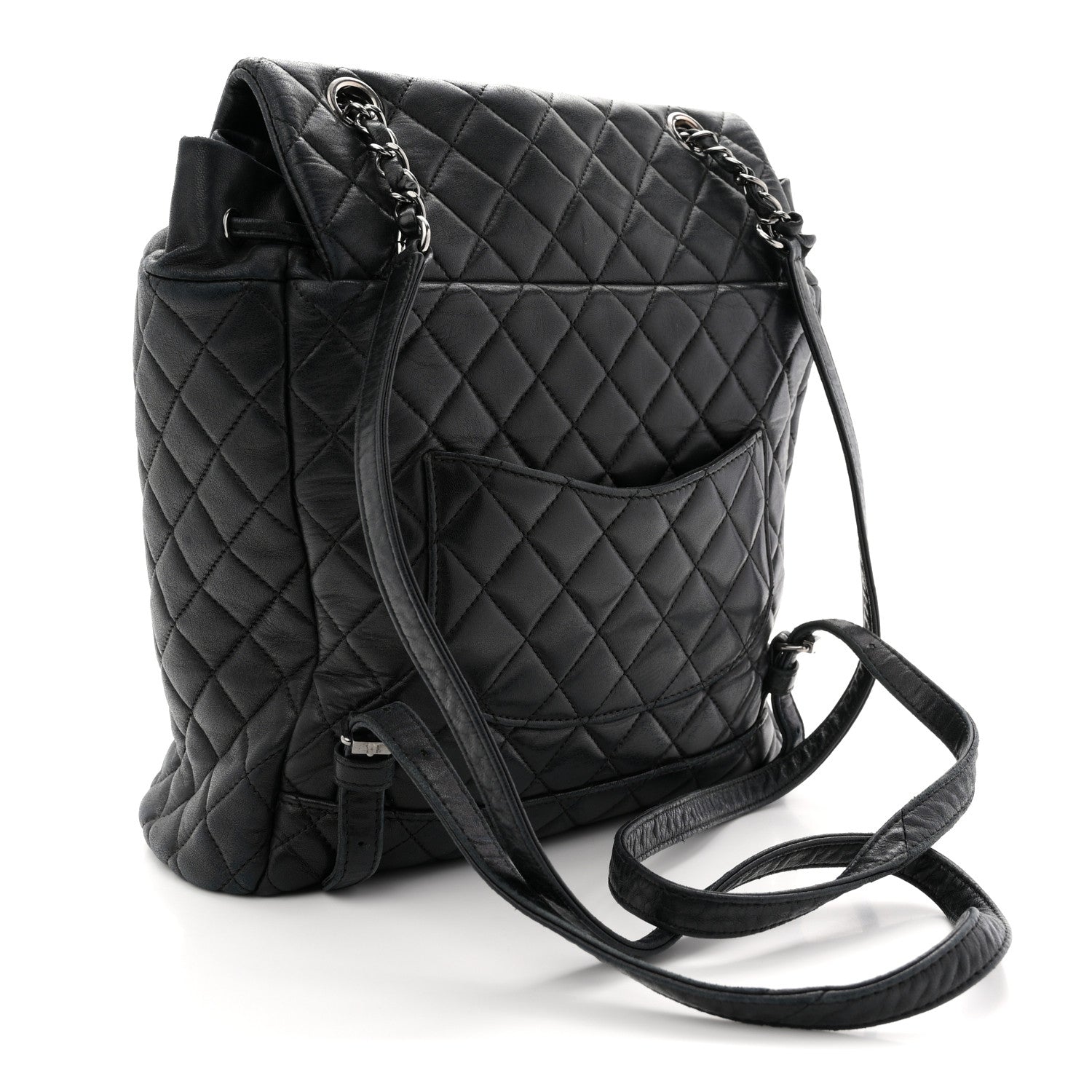 Chanel Calfskin Quilted Small Urban Spirit Backpack Black 3 of 12