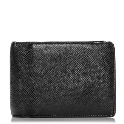 Louis Vuitton Taiga Mens Billfold Wallet 3 Flaps Ardoise 1 of 6