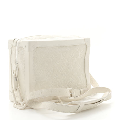 Louis Vuitton Taurillon Monogram Solar Ray Soft Trunk Powder White 3 of 9