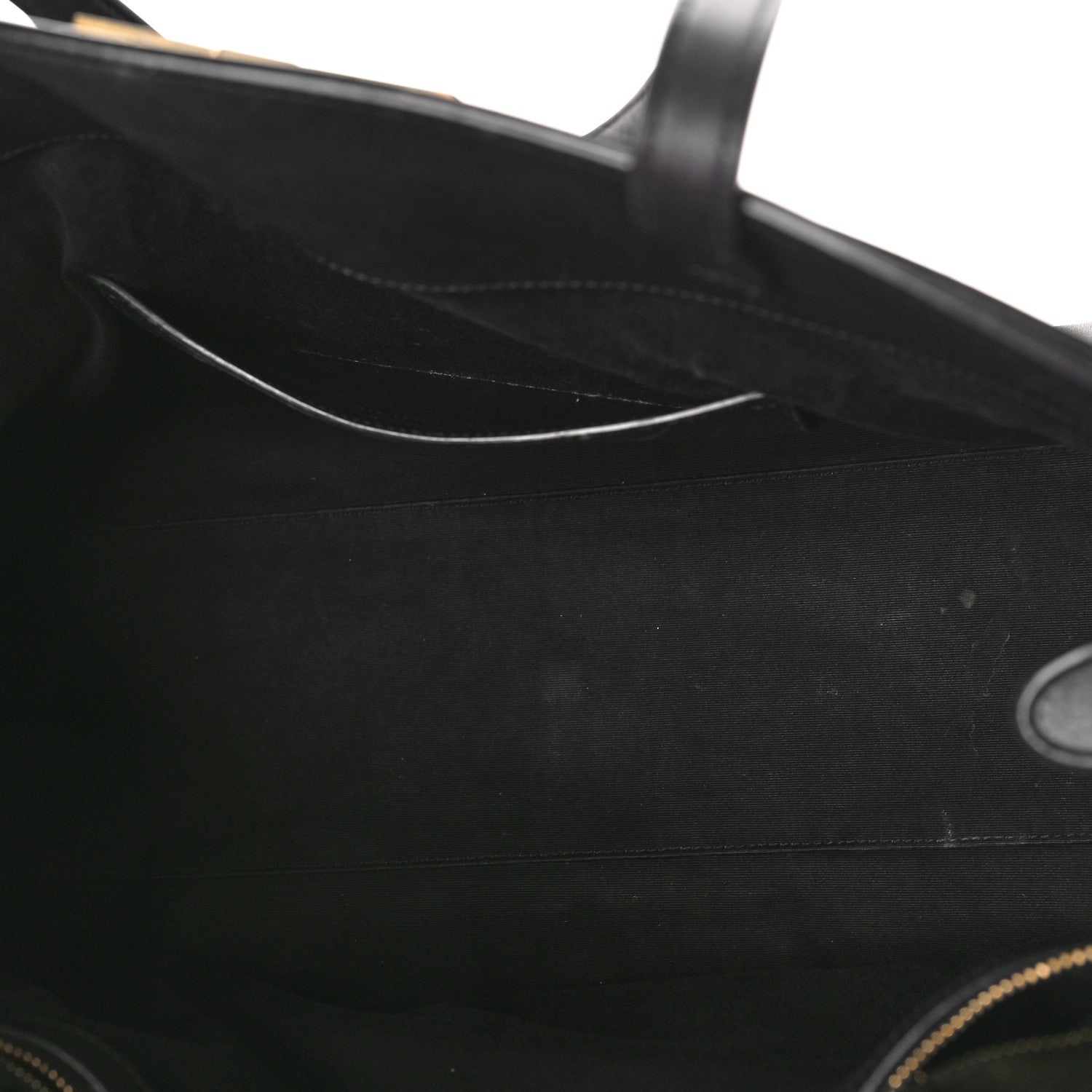 Saint Laurent Calfskin Large Manhattan Shopper Tote Black 5 of 14