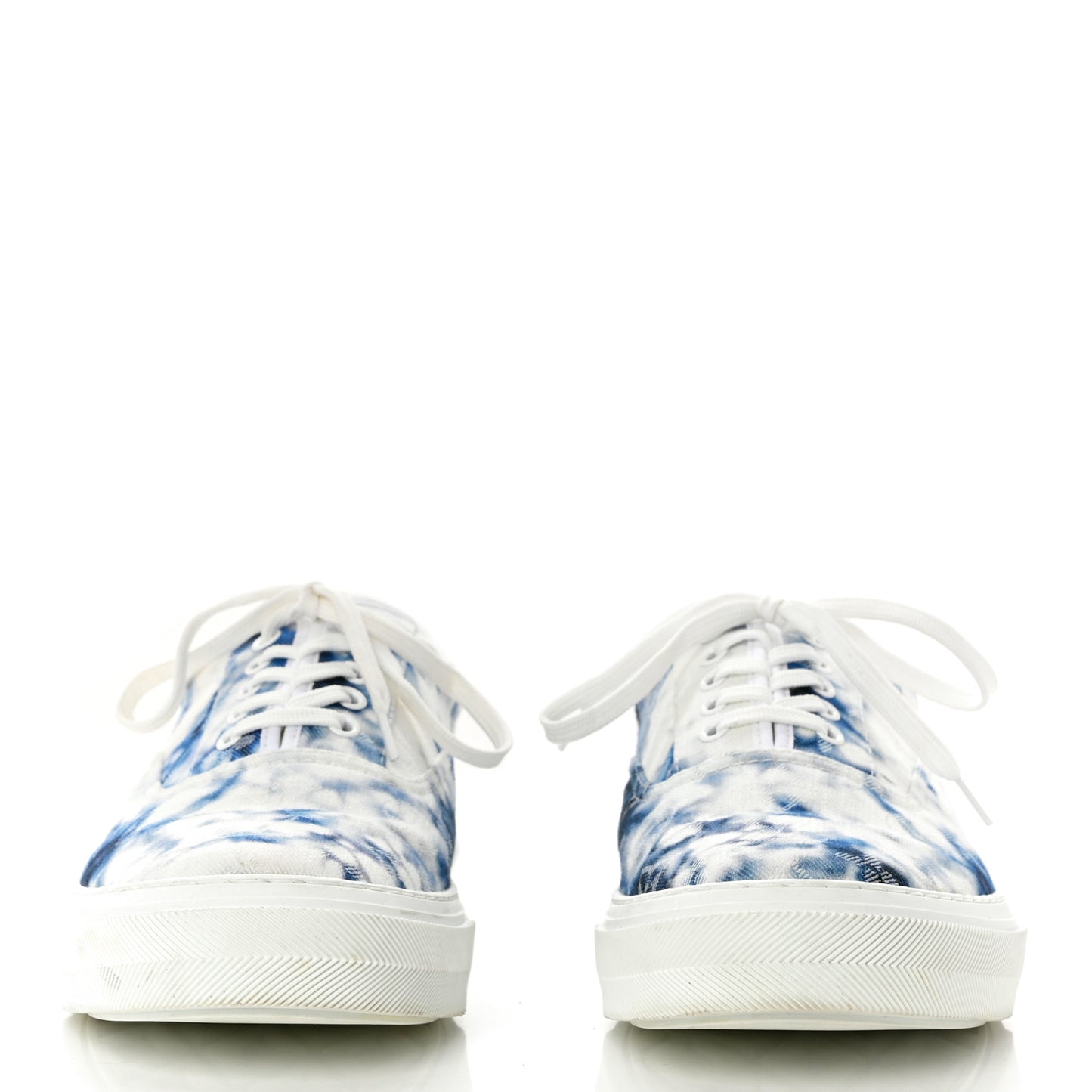 Denim Monogram Mens Trocadero Tie Dye Sneakers 10.5 Marine