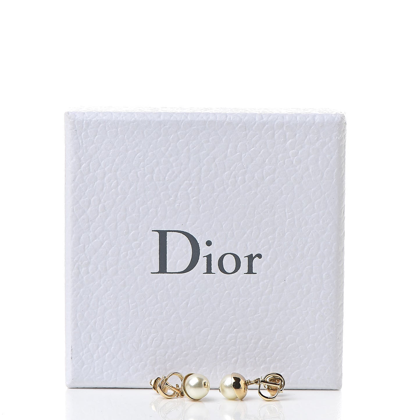 Pearl CD Drop Earrings Gold