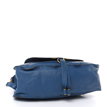 Chloe Calfskin Medium Marcie Satchel Royal Navy 4 of 10