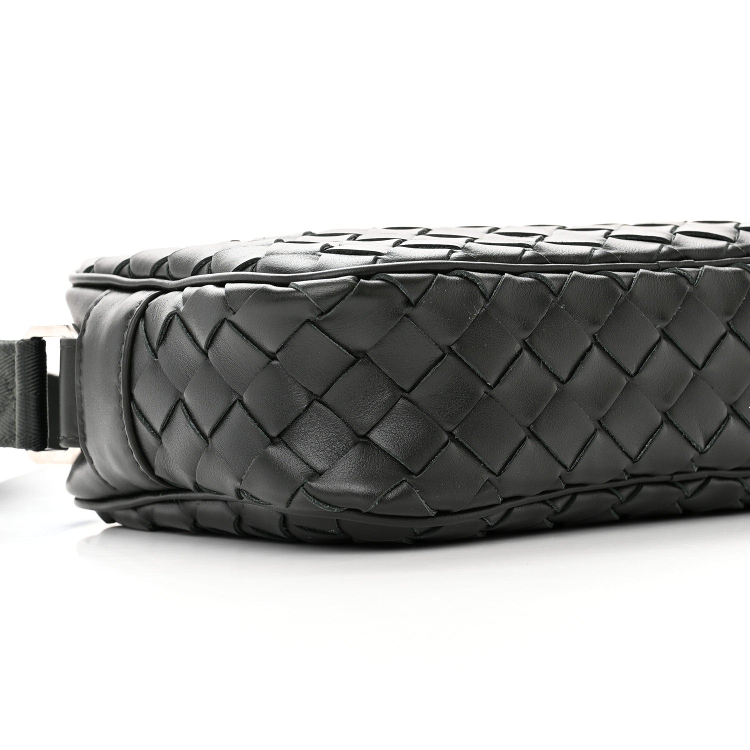 Bottega Veneta Calfskin Intrecciato Small Camera Bag Dark Green 8 of 10