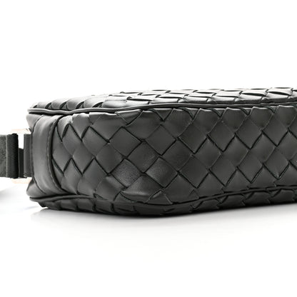 Bottega Veneta Calfskin Intrecciato Small Camera Bag Dark Green 8 of 10