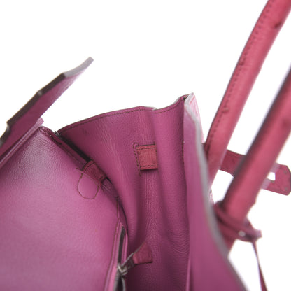Hermes Ostrich Birkin 35 Fuchsia 25 of 36