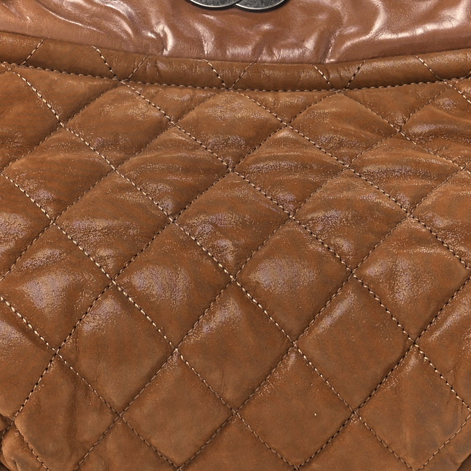 Chanel Iridescent Calfskin Small In The Mix Tote Light Brown 8 of 11