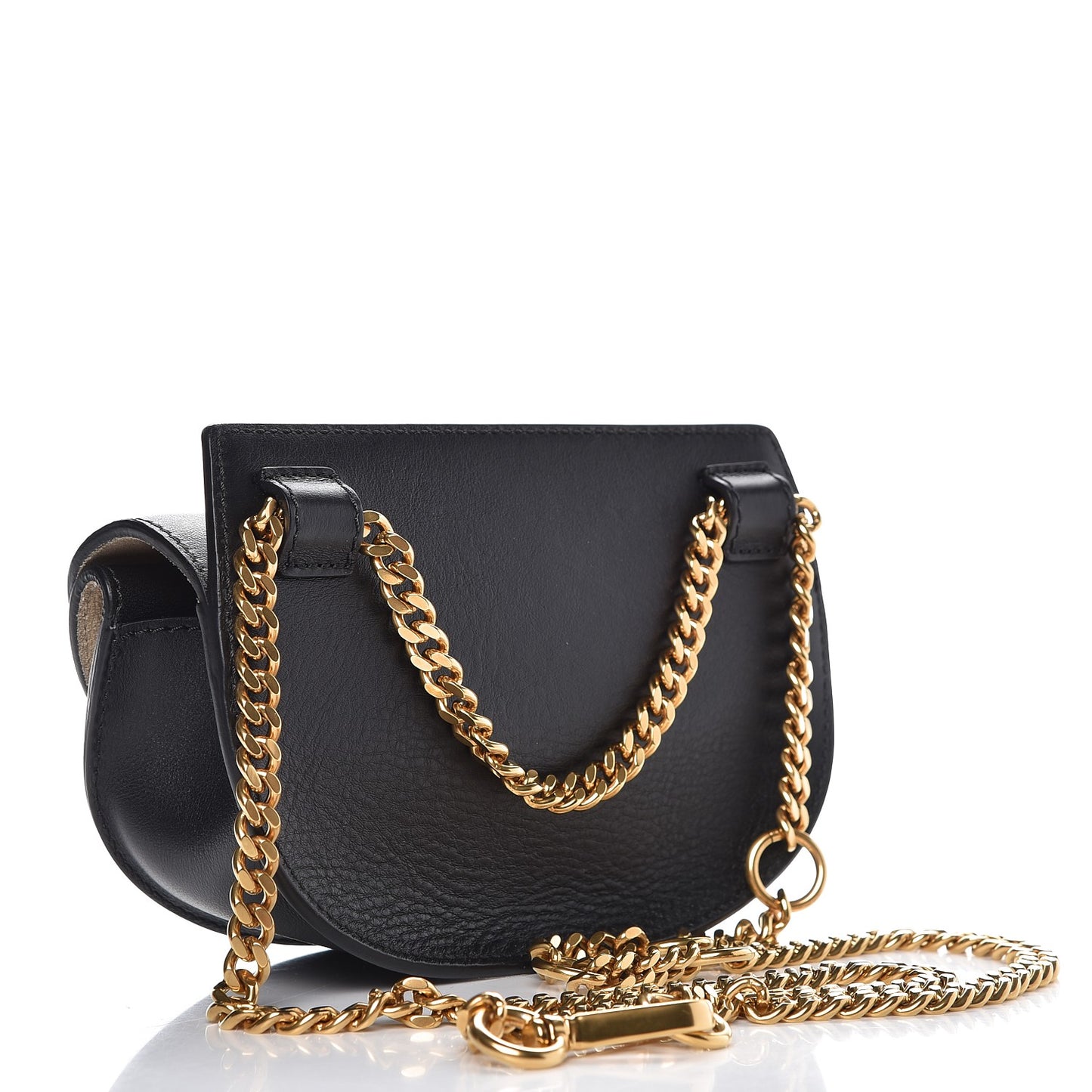 Calfskin Nano Georgia Crossbody Bag Black