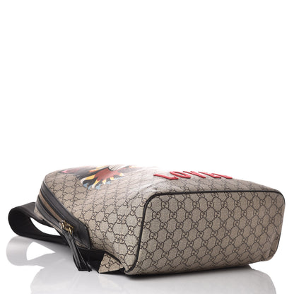 Gucci GG Supreme Monogram Angry Cat Dome Backpack 4 of 9