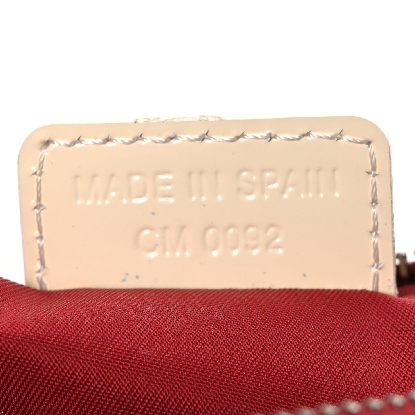 Monogram Mini Saddle Pochette Red