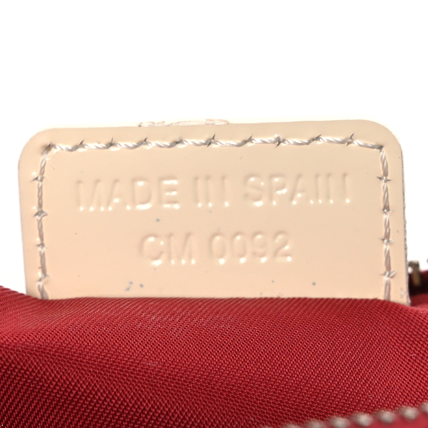 Christian Dior Monogram Mini Saddle Pochette Red 7 of 10