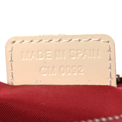 Christian Dior Monogram Mini Saddle Pochette Red 7 of 10