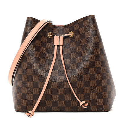 Louis Vuitton Damier Ebene Neonoe MM Venus Pink 1 of 11