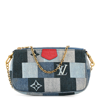 Louis Vuitton Denim Multi Pochette Accessories Mini Pochette 1 of 13