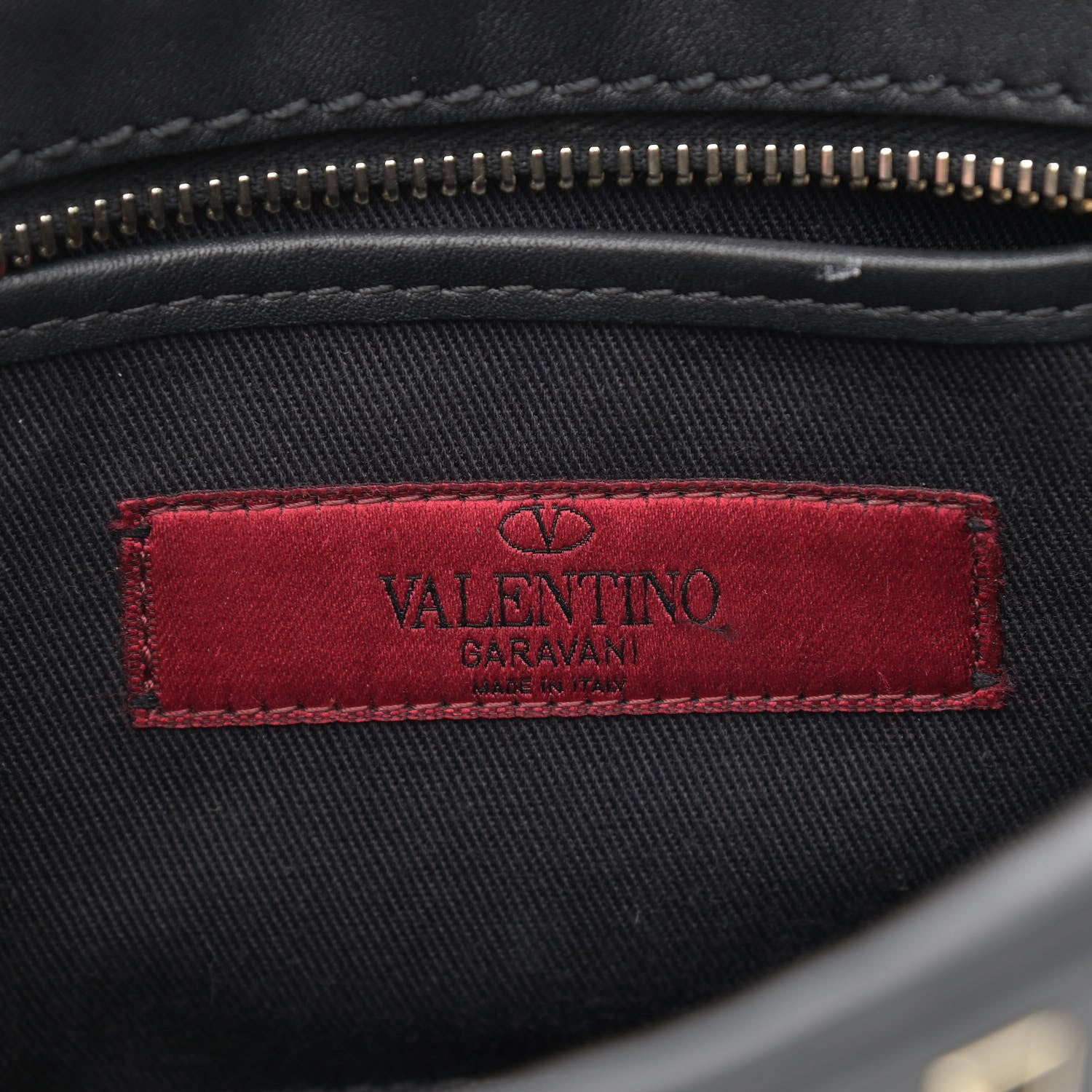 Valentino Garavani Calfskin Rockstud Camera Crossbody Bag Black 6 of 11