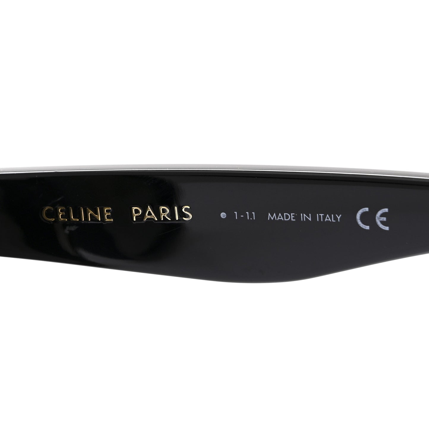 Acetate Polarized Oversized Sunglasses CL4055IN Black