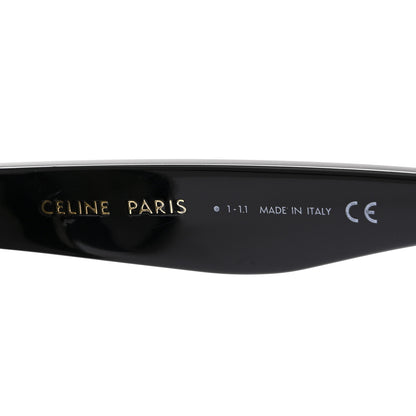 Celine Acetate Polarized Oversized Sunglasses CL4055IN Black 5 of 6