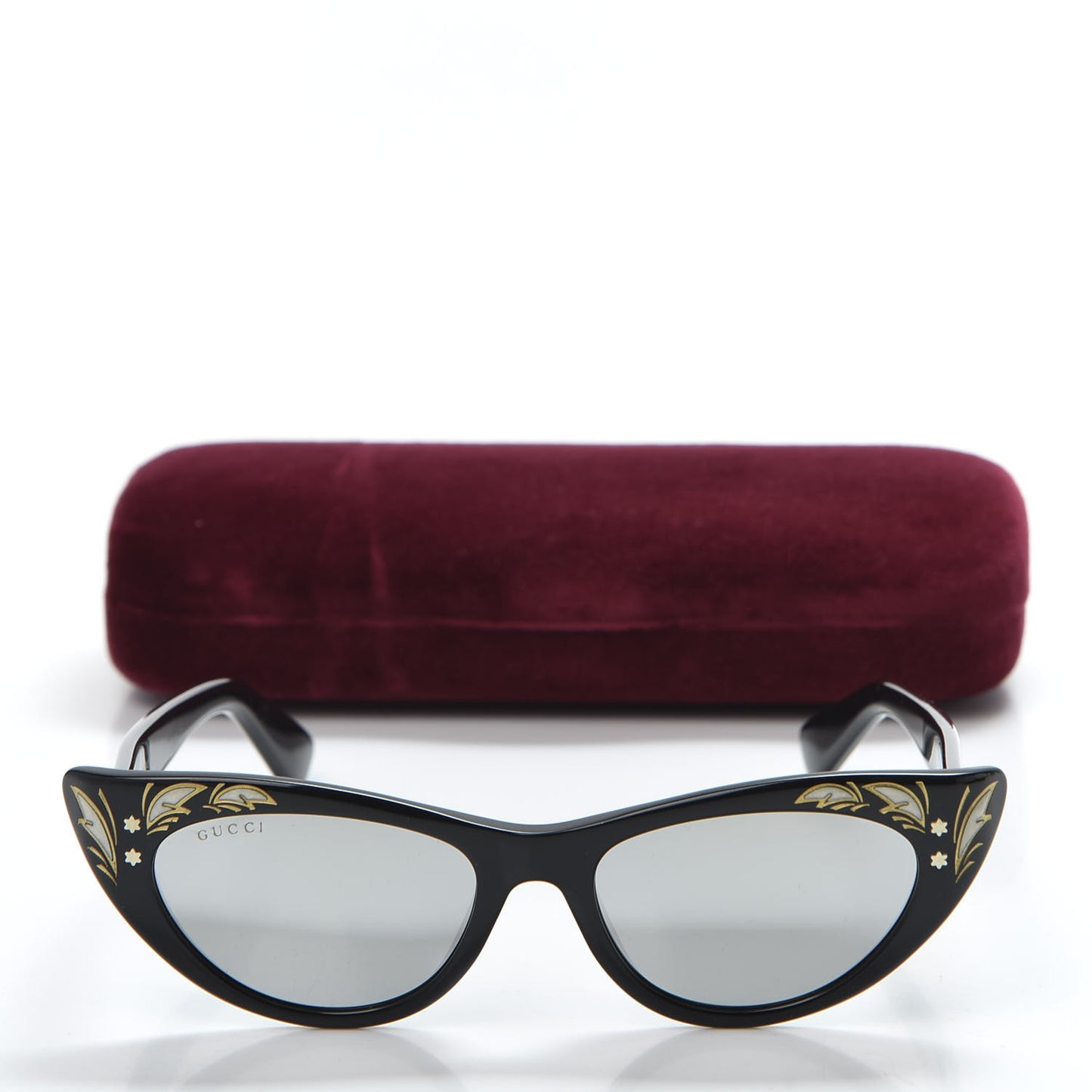 Acetate Cat Eye GG0089S Sunglasses Black