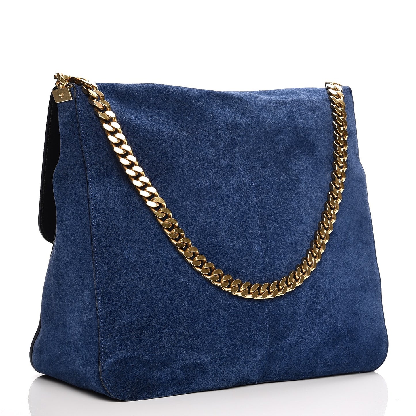 Suede Medium Gourmette Ocean Blue