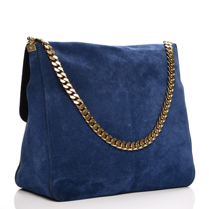 Celine Suede Medium Gourmette Ocean Blue 3 of 10