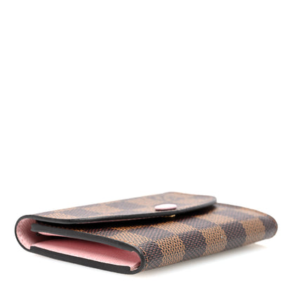 Louis Vuitton Damier Ebene Rosalie Coin Purse Rose Ballerine 4 of 6