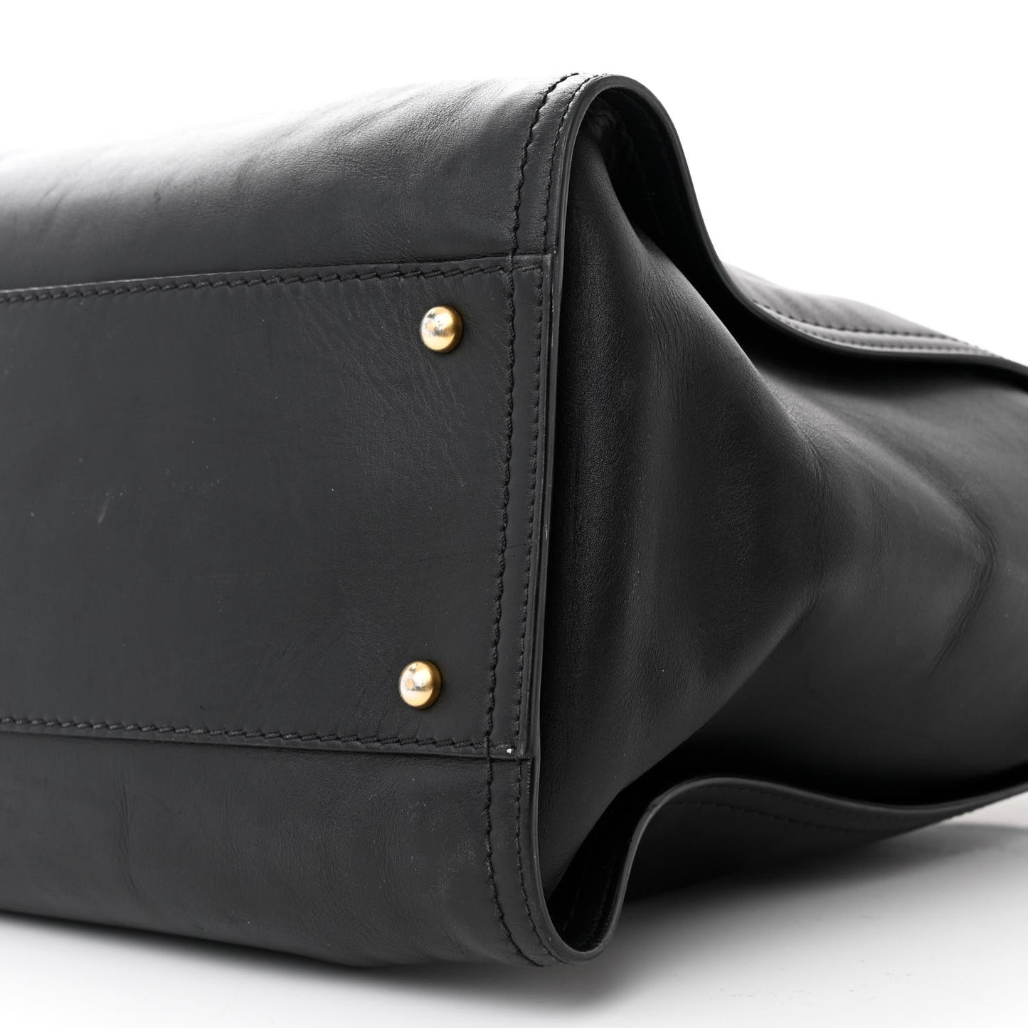 Calfskin Medium Deauville Tote Black