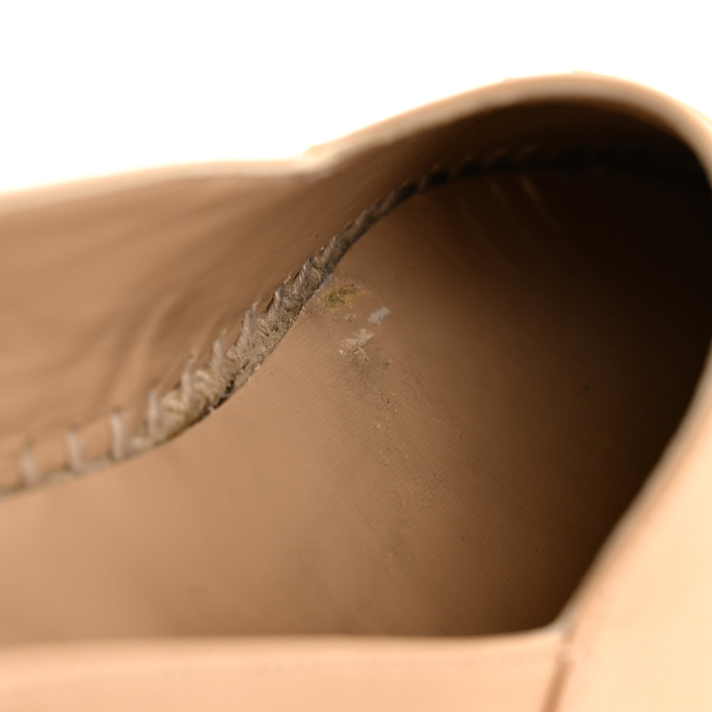 Lambskin CC Espadrilles 39 Beige Black