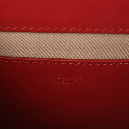 Chloe Shiny Calfskin Mini Annie Shoulder Bag Dreamy Red 6 of 10