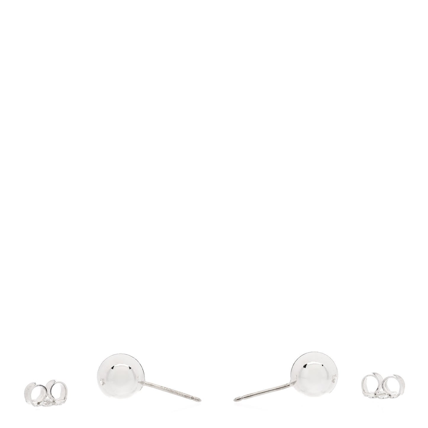 Sterling Silver 8mm HardWear Ball Earrings