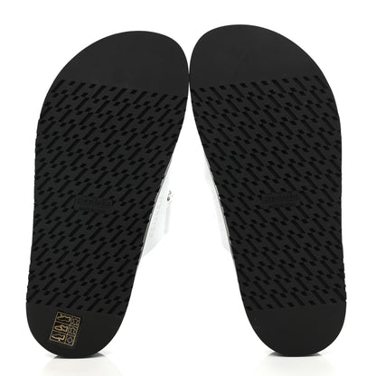 Hermes Calfskin Womens Chypre Sandals 36 White 5 of 10