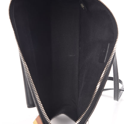 Fendi Vitello Dolce Studded Mini 2Jours Pouch Black Multicolor 7 of 11