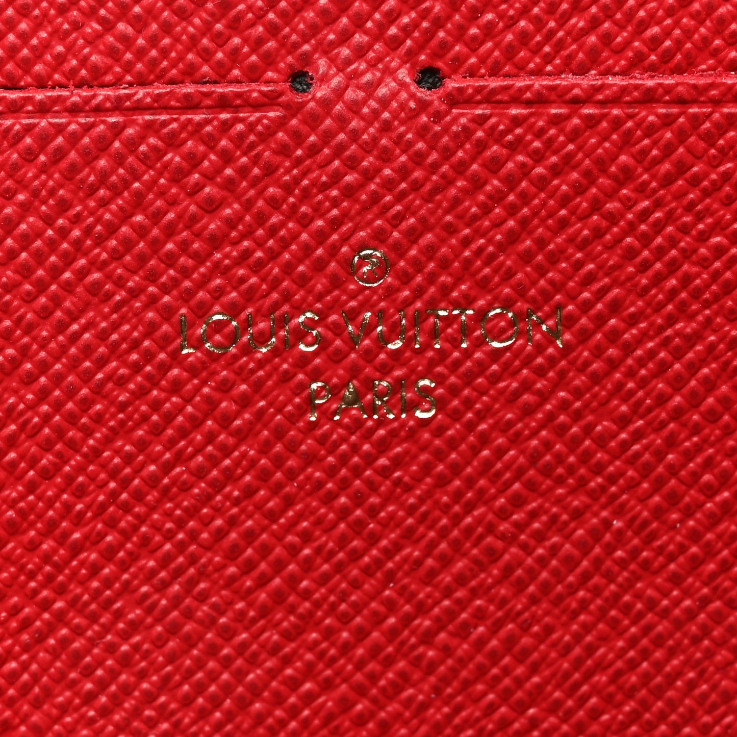 Damier Ebene Clemence Wallet Cherry