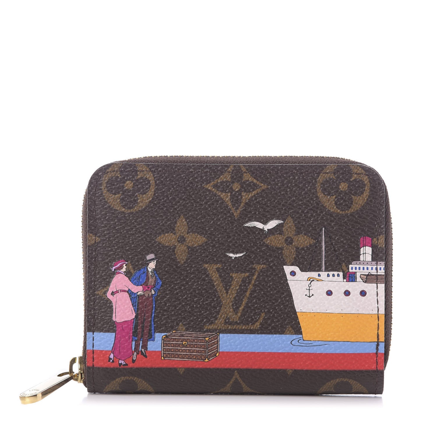 Monogram 2016 Christmas Animation Zippy Coin Purse