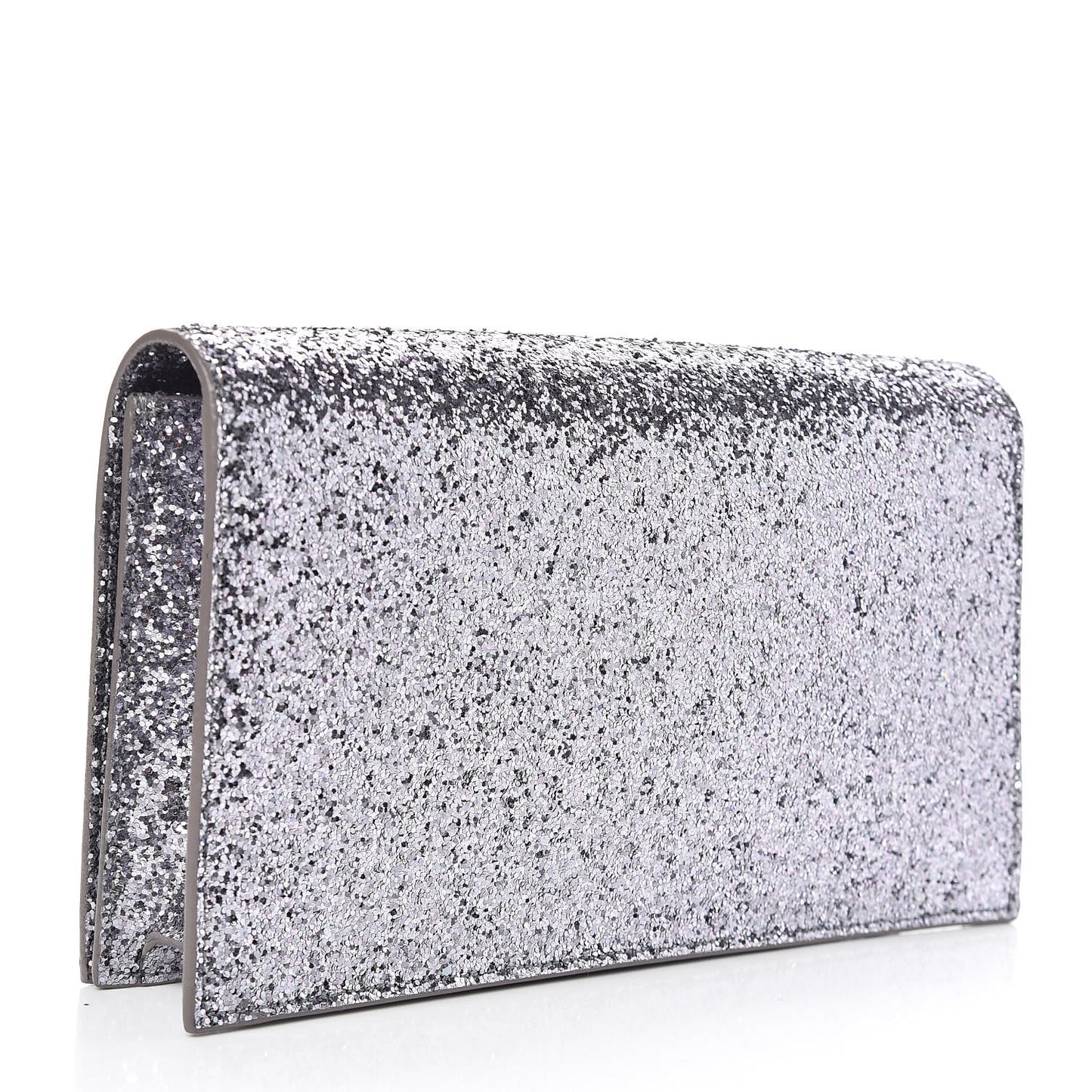 Glitter Classic Kate Monogram Clutch Sunset Grey