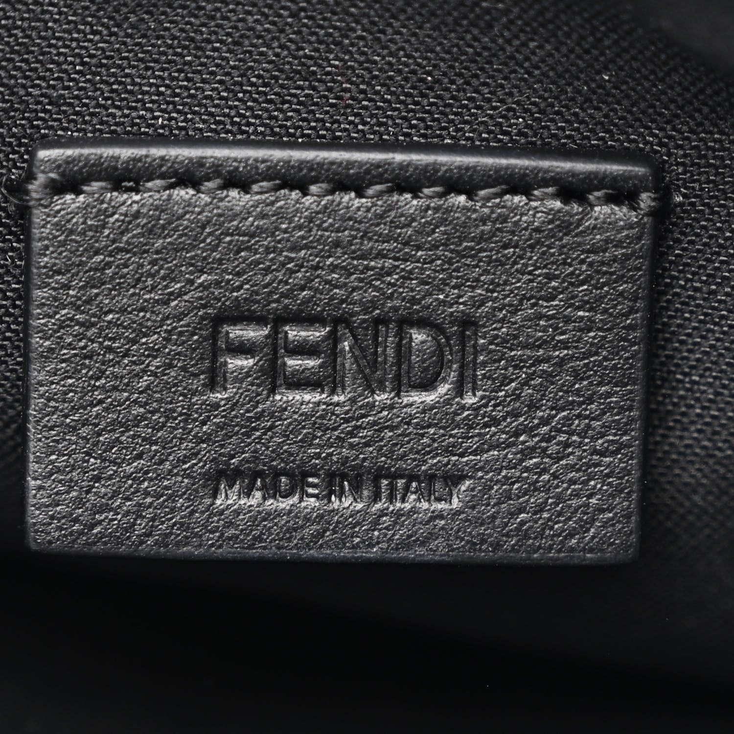 Fendi Vitello Grace Matte Duo Baguette Black 7 of 12