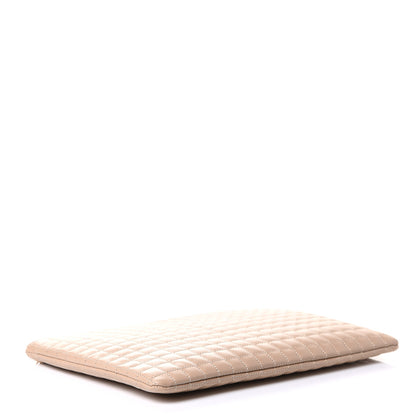 Celine Calfskin Quilted C Charm Pouch Nude 4 of 8