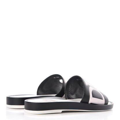 Christian Dior Calfskin Marina Slides 38 Black 4 of 8