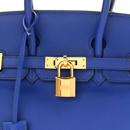 Hermes Swift Birkin 25 Bleu Electrique 8 of 11