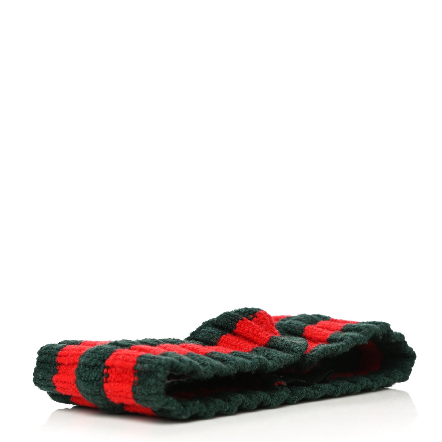Wool Web Headband M Green Red